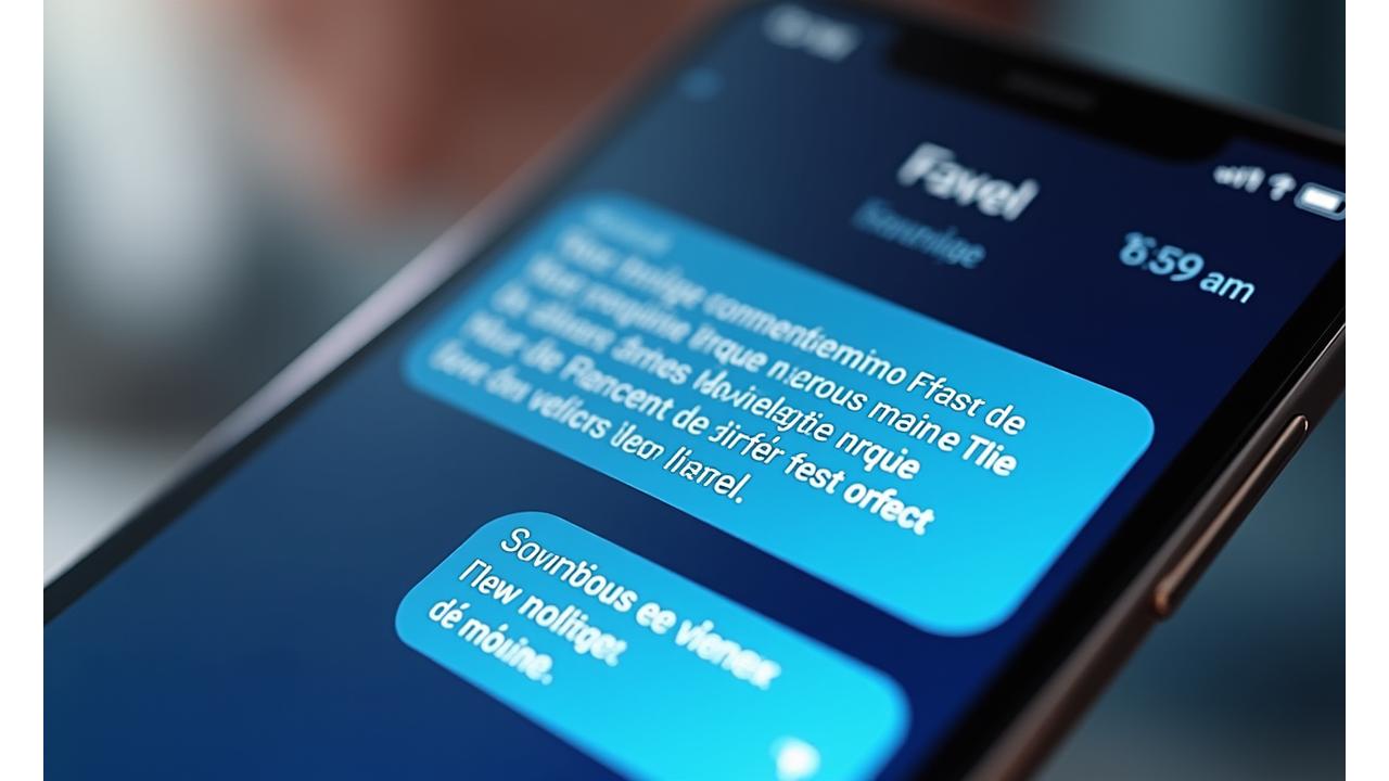 Interface de chat élégante avec un assistant concierge IA répondant à des requêtes complexes, affichant des options de voyage personnalisées.