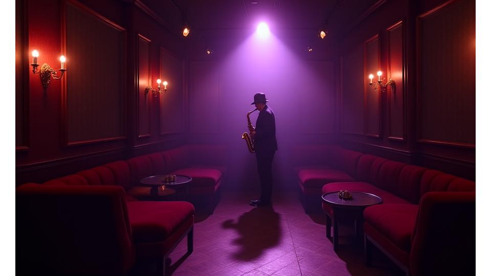 Concert de jazz dans un club parisien en réalité virtuelle