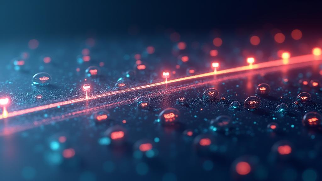 Interface de timeline interactive montrant des alertes et des ajustements dynamiques d'un itinéraire de voyage, comme des changements de météo, des événements locaux inattendus ou des optimisations de transport, avec des icônes animées.