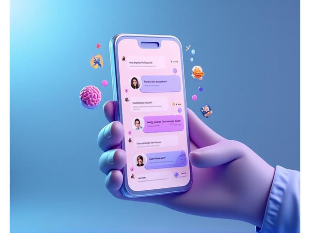 Illustration d'un chatbot IA stylisé sur un écran de smartphone, affichant une conversation amicale avec des emojis et des suggestions de voyage personnalisées.