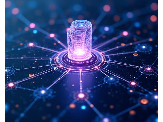 Représentation visuelle de la blockchain sécurisant des transactions financières