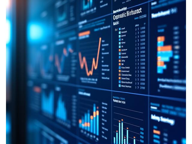 Graphiques et tableaux de bord financiers montrant le contrôle des coûts et les analyses
